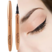 3D стерео черная жидкая подводка для глаз водостойкий Sweatproof макияж долговечный Easywear Eye Liner ручка Косметическая леди красота инструмент TSLM2