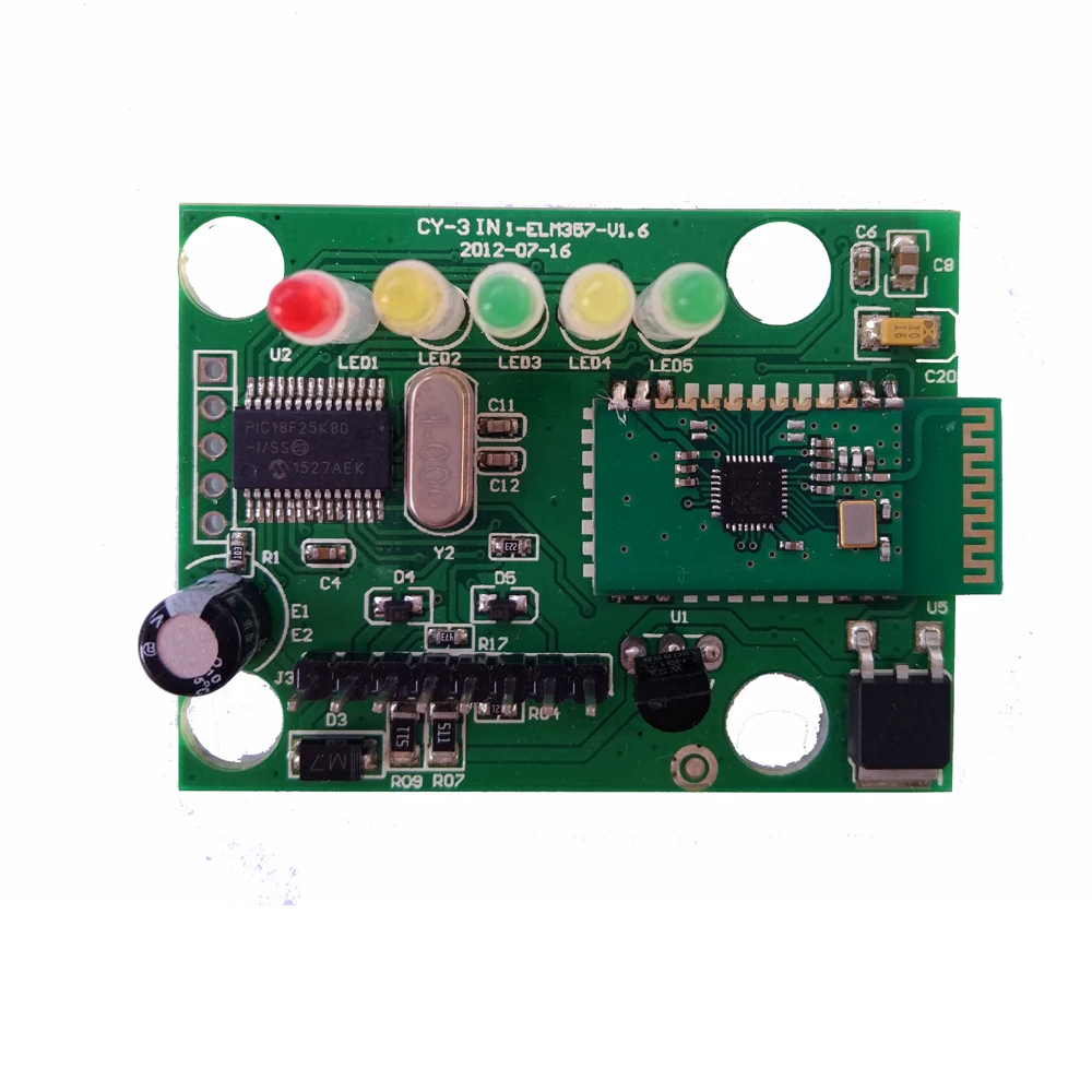 Новый сканер OBDII ELM327 V1.5 с чипом PIC18F25K80 версия Bluetooth OBD2 для диагностики Android
