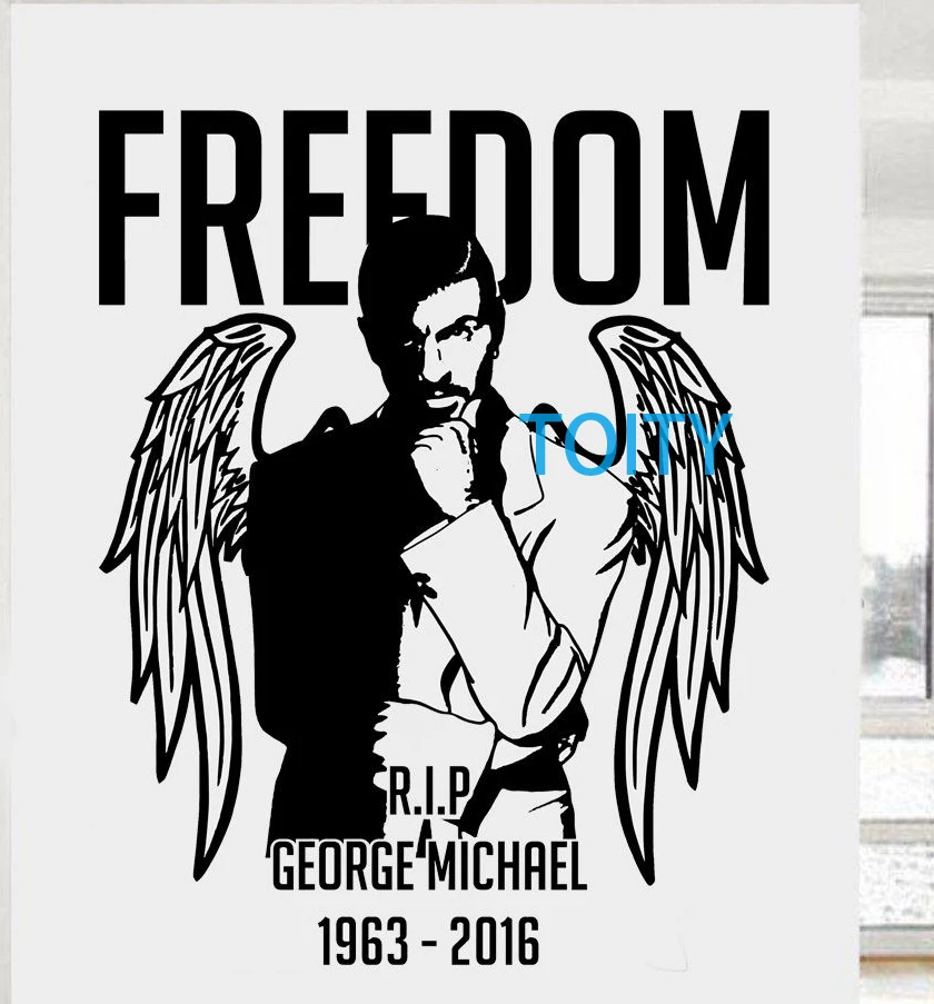Michael Wall Decal English Singer Vinyl Sticker Pop Music Poster