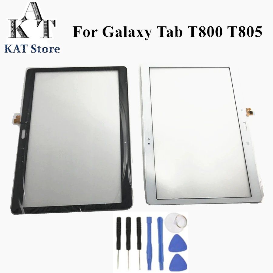 Anteriore Da 10.5 Pollici Digitizer Pannello Di Vetro Per Samsung Galaxy Tab 10.5 S Lte Sm-T800 T805 Vs T805S T805L/T805K Touch Screen + Strumenti