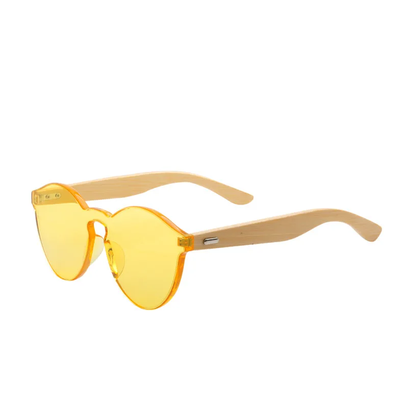 LONSY ретро деревянные солнцезащитные очки мужские бамбуковые солнцезащитные очки женские брендовые дизайнерские спортивные очки солнцезащитные очки Oculos de sol masculino LS5037 - Цвет линз: C4