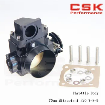 

70mm Throttle Body for Mitsubishi EVO7 EVO8 EVO9 4G63 03-07 EVO 7 8 9 BLACK