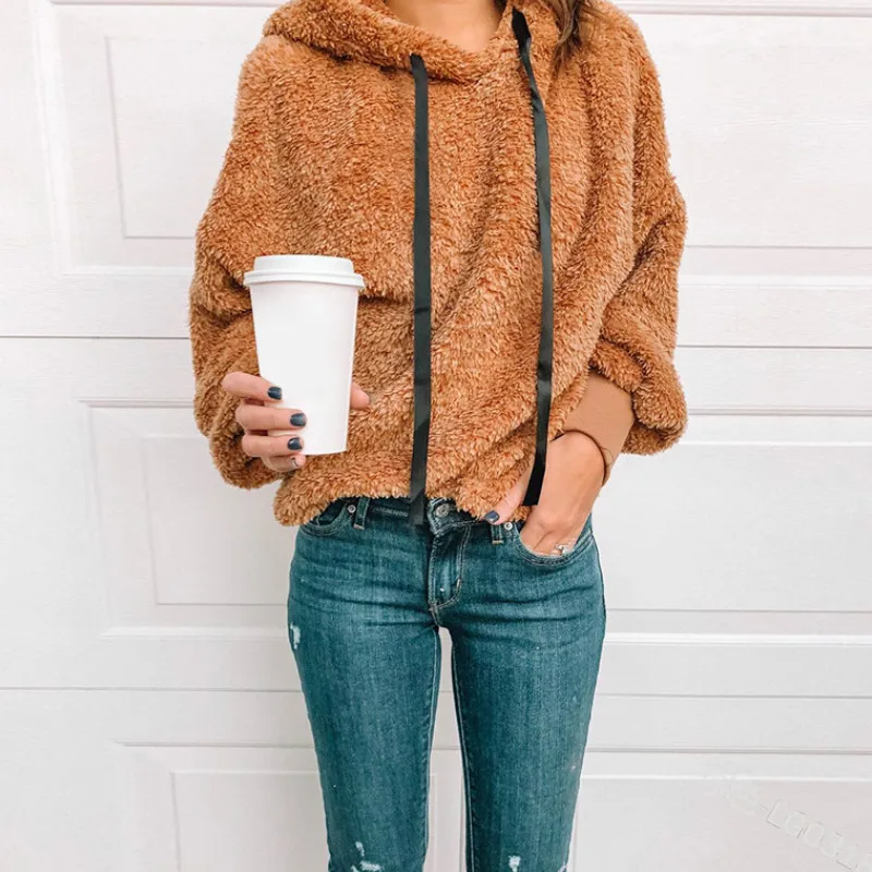 

Velvet Woman Sweatshirt 2019 Autumn Nap-Undeniable Velvet Plus Size Women Sweatshirts Loose Plain Dyed Solid Casual Hoodies 5xl