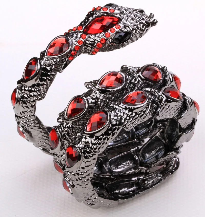 Stretch Snake Bracelet Armlet Upper Arm Cuff for Women Punk Rock