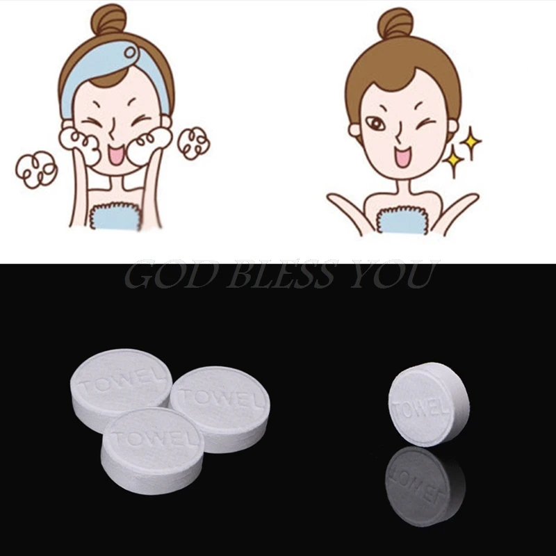 

10PCS Outdoor Travel Mini Portable Face Care Cotton Compressed Towel Disposable Towels Pool Accessories