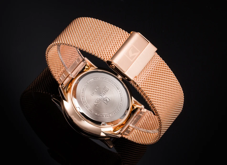 CURREN Новая мода Простой стиль Бизнес Мужские часы ультра-тонкий кварцевые мужские наручные часы водонепроницаемые часы Relogio Masculino