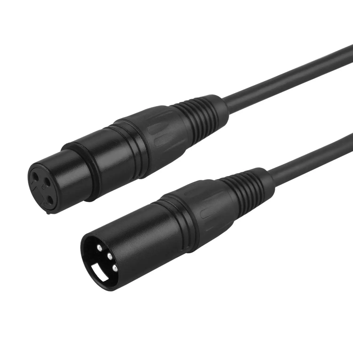 

XLR Cable XLR Male to XLR Female Balanced 3 PIN Microphone Cable Black