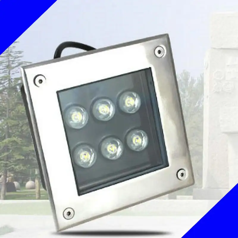6*1W LED underground lamps Buried lighting 6W LED underground light