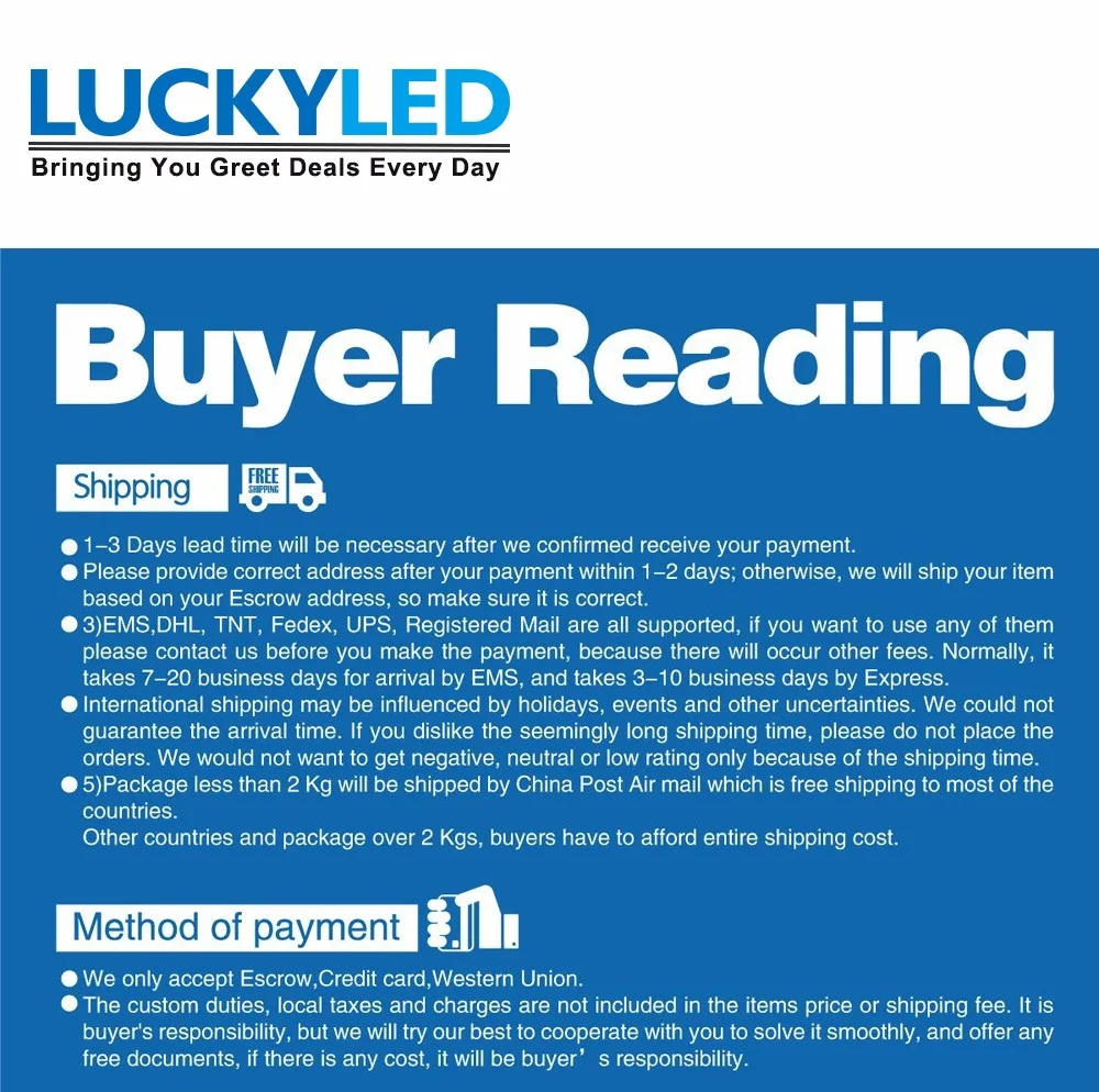 LUCKYLED Buyer Reading 1 