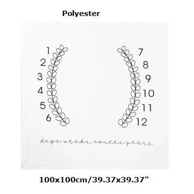 Детское одеяло для фотосъемки новорожденное Пеленальное белье для коляски обёрточная бумага фото фон ткань ежемесячный рост номер фотографии реквизит - Цвет: I
