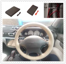 Cubierta para volante de coche en forma de coche, pieza tejida a mano para todas las series de BMW 1, 2, 3, 4, 5, 6, 7, X, E, Serie F, E46, E90, F09