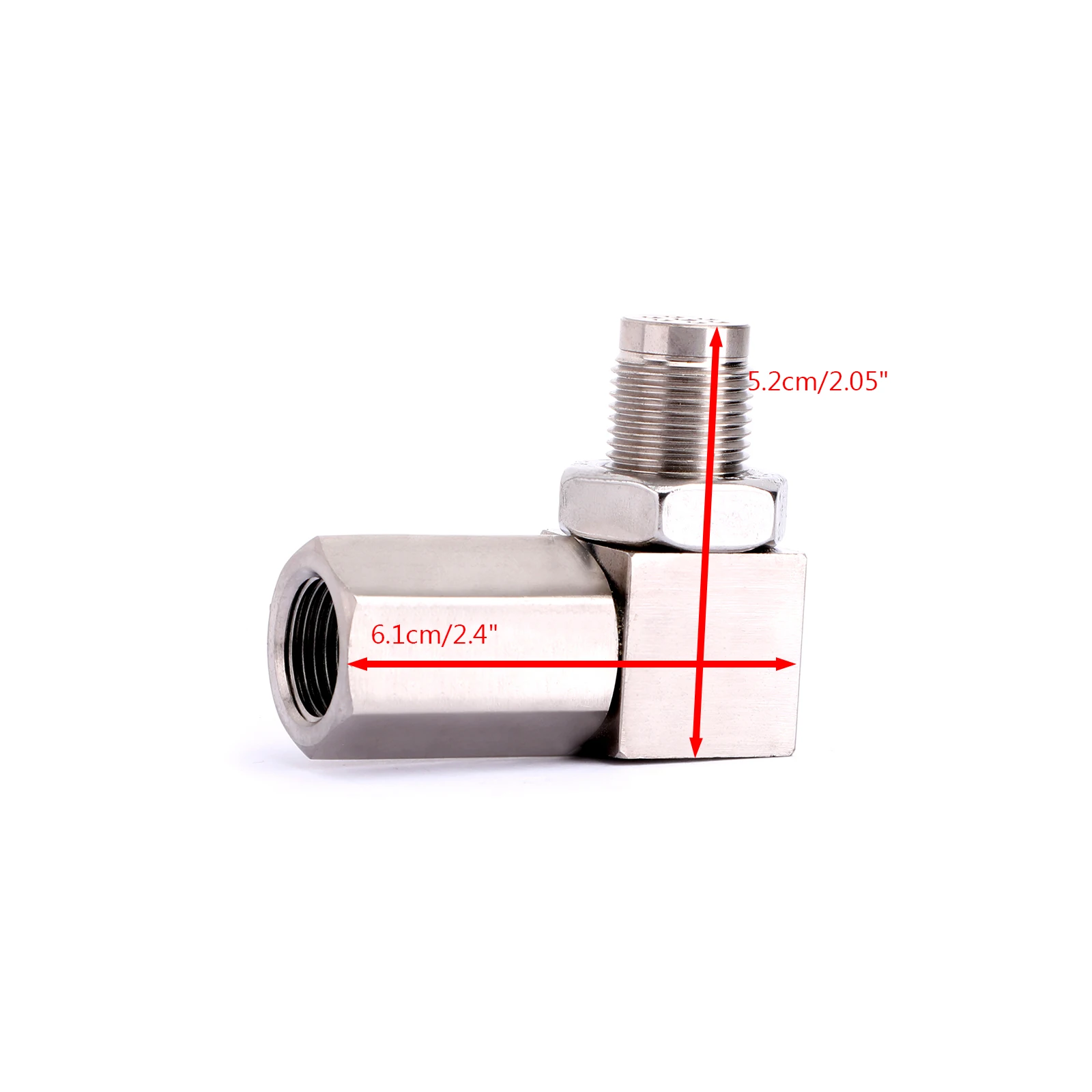 Areyourshop 90°O2 M18X1.5 кислородный фиксатор для датчика света двигателя CEL Check Bung мини каталитический конвертер для универсальных все модели автомобилей
