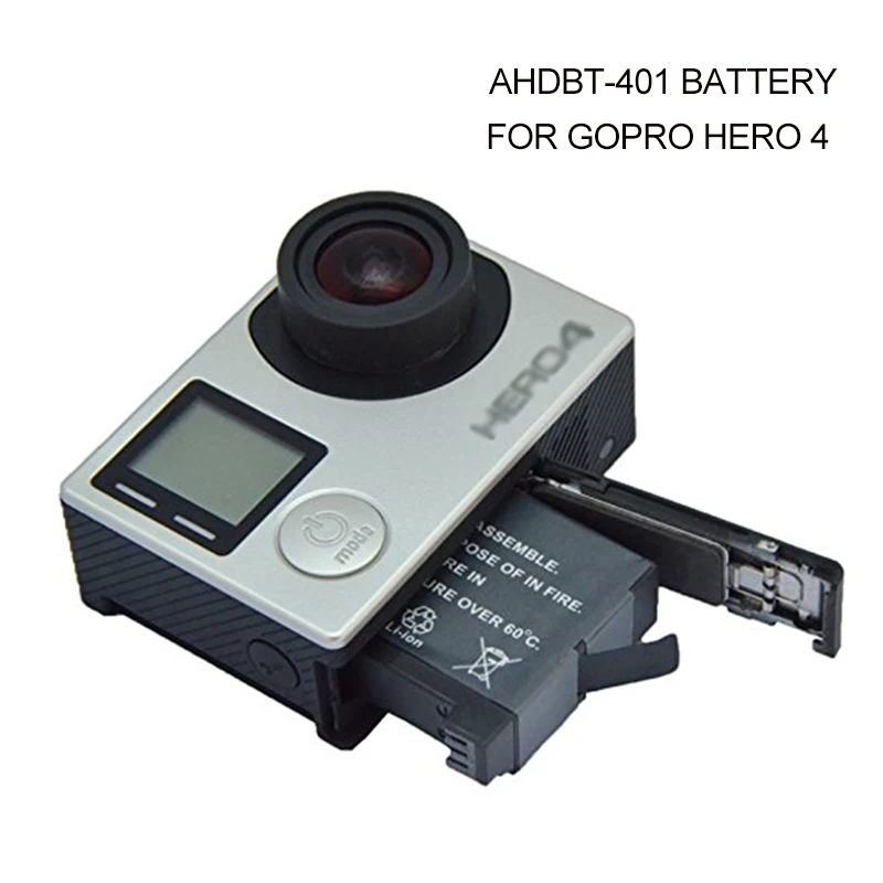 AHDBT 401 батареи/AHDBT-401 зарядное устройство для Gopro HERO 4 HERO4 аксессуары для спортивной камеры Gopro Hero4