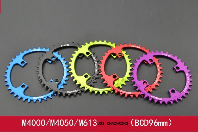 

Chainring 96bcd 32T 34 36 with Crankset bolts Narrow Wide Single MTB Bicycle FOURIERS plato de bicicleta redondo