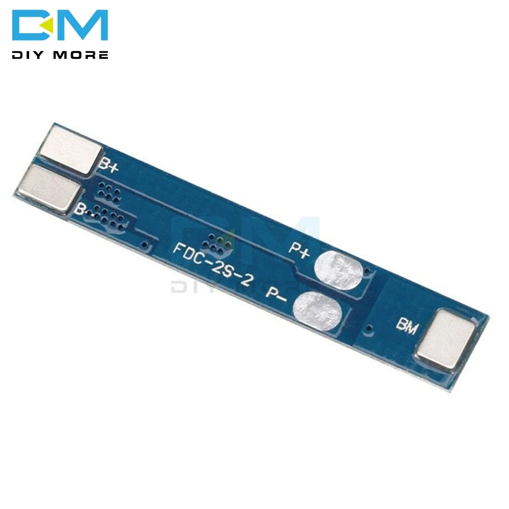 2S 3A 7 4 8 V 2 Cell Pack Li Ion 18650 литий полимерная батарея BMS плата PCB защита от перезаряда