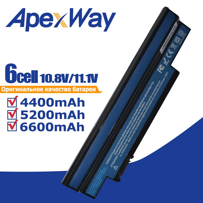 Ноутбук Батарея для acer Aspire one 253 H 532 h 532G AO532h для eMachines 350 UM09H31 UM09H41 UM09G31 UM09H75 eM350 NAV51 NAV50