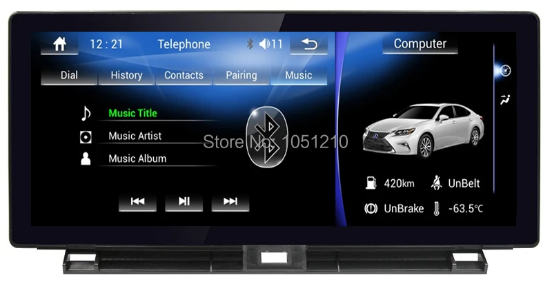 

Ouchuangbo android 7.1 audio player gps navigation radio recorder for Lexus NX 200t 300h 2014-2016 with 10.25 inch 2GB+32GB