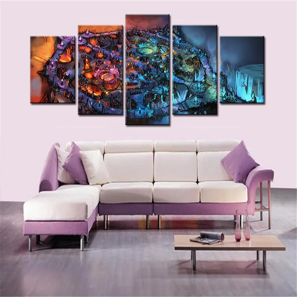 

5pcs/set Diamond Embroidery 5D Full Square Diamond Sets Decorative Diamond Painting Cross Stitch Game Characters