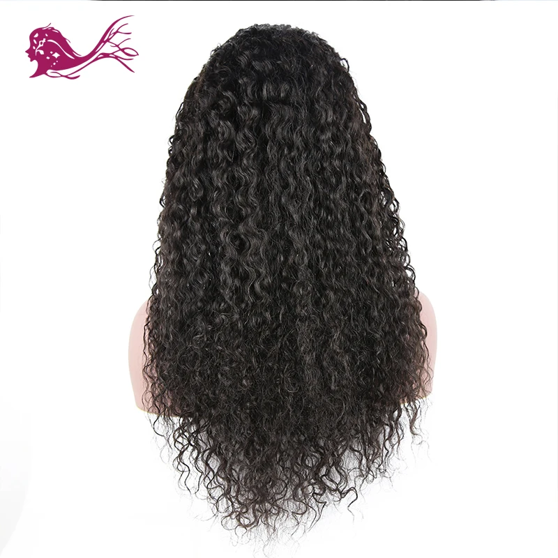 EAYON волос 130% Синтетические волосы на кружеве Remy Свободные глубокие фигурные парики натуральные волосы парики для черный Для женщин