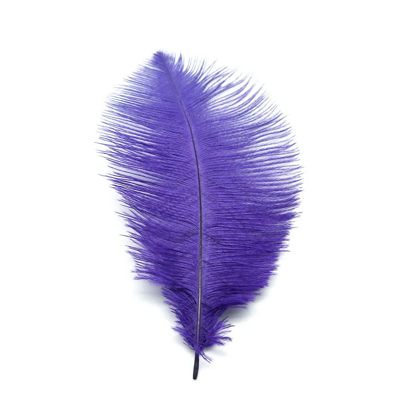 10 шт. 15-20 см(6-") страусиные перья 13 разных цветов Сделай Сам Изготовление ювелирных изделий и Свадебная вечеринка украшения одежды - Цвет: Purple