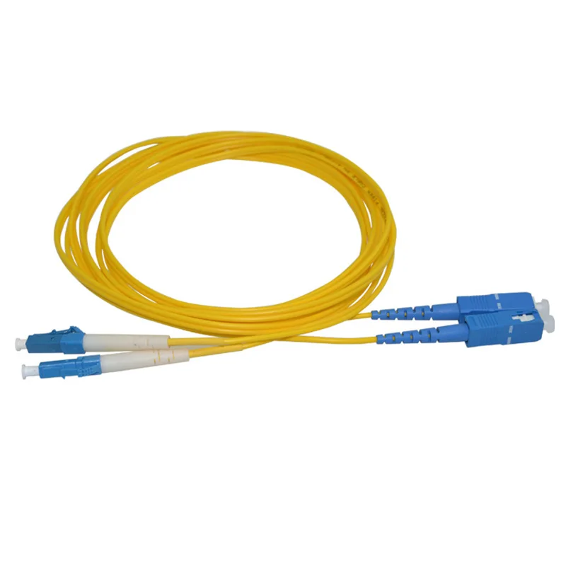 Blue housing 3.0 mm LC Fiber Optic Connectors 10 pieces Singlemode