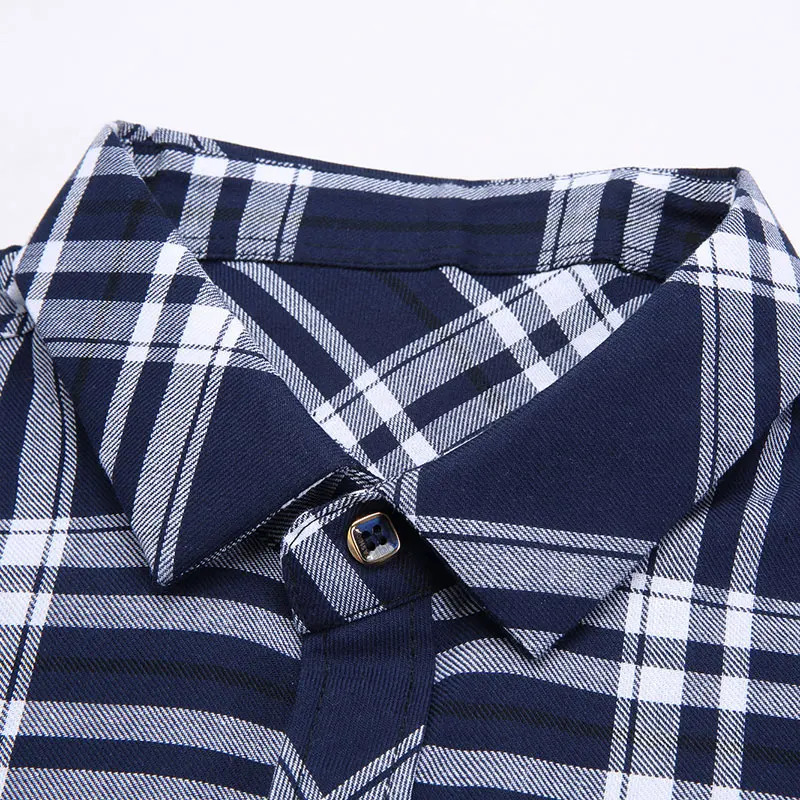 R.N.J. Brand Classic Casual Cross Plaid Shirts Mens Clothes 2018 Short Sleeve Mens Dress Shirts Slim fit Men Social Shirt