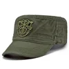 2022 marca de moda hombres camuflaje táctico ejército gorra plana sombreros para hombres y mujeres verano Camo gorra de béisbol ejército ajustable ► Foto 1/6