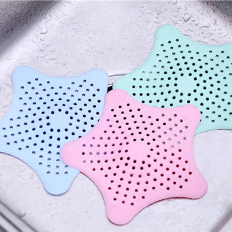 

1/3/5Pcs Sewer Outfall Strainer Sink Filter Anti-blocking Floor Drain Hair Stopper Catcher Bathroom Accessories Hair Removal