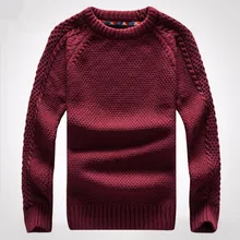 Spring collar men sweater set of head thickening knitting line unlined upper garment of men’s clothing of cultivate morality