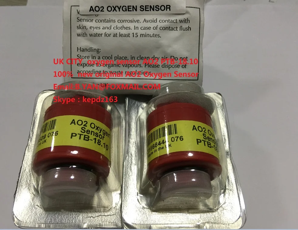 100% Новые оригинальные ГОРОД датчик кислорода AO2 PTB-18.10 AO2PTB-18.10 | Электронные
