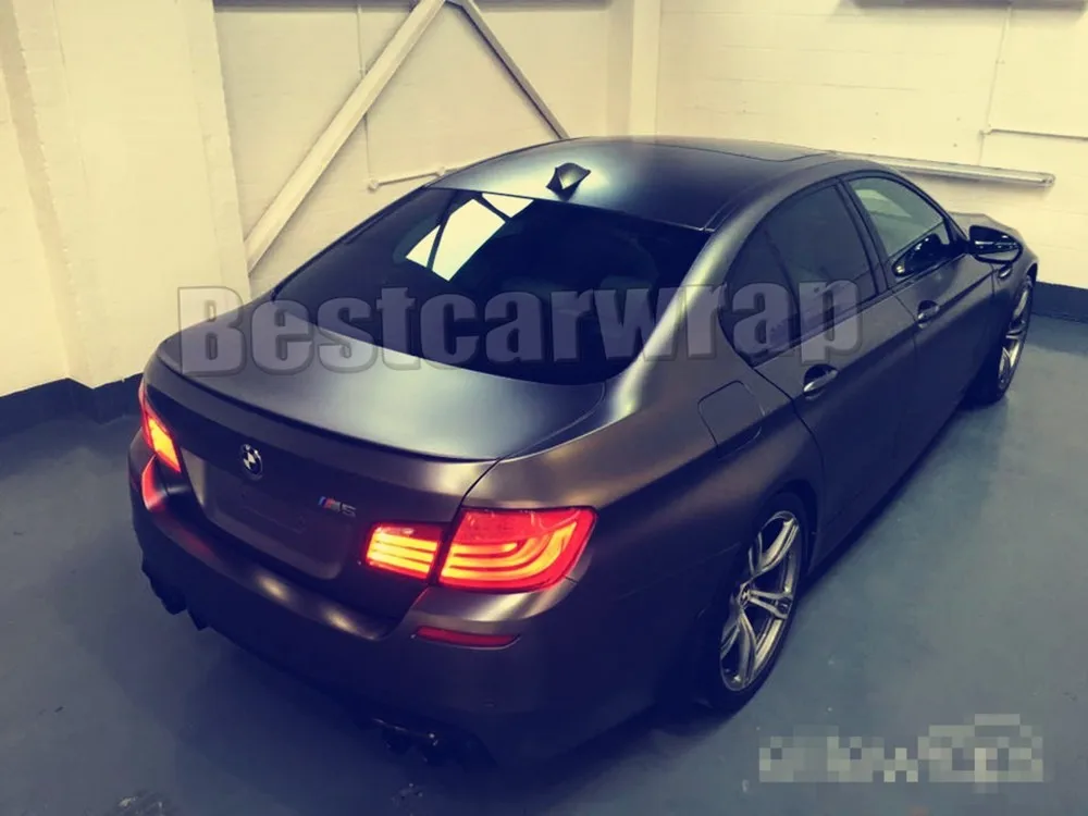 GUNMETAL Dark GREY METAL matte chrome metallic vehicle wrapping Film foil car graphics styling Tuning Vinyl sheets satin chrome Film (1)
