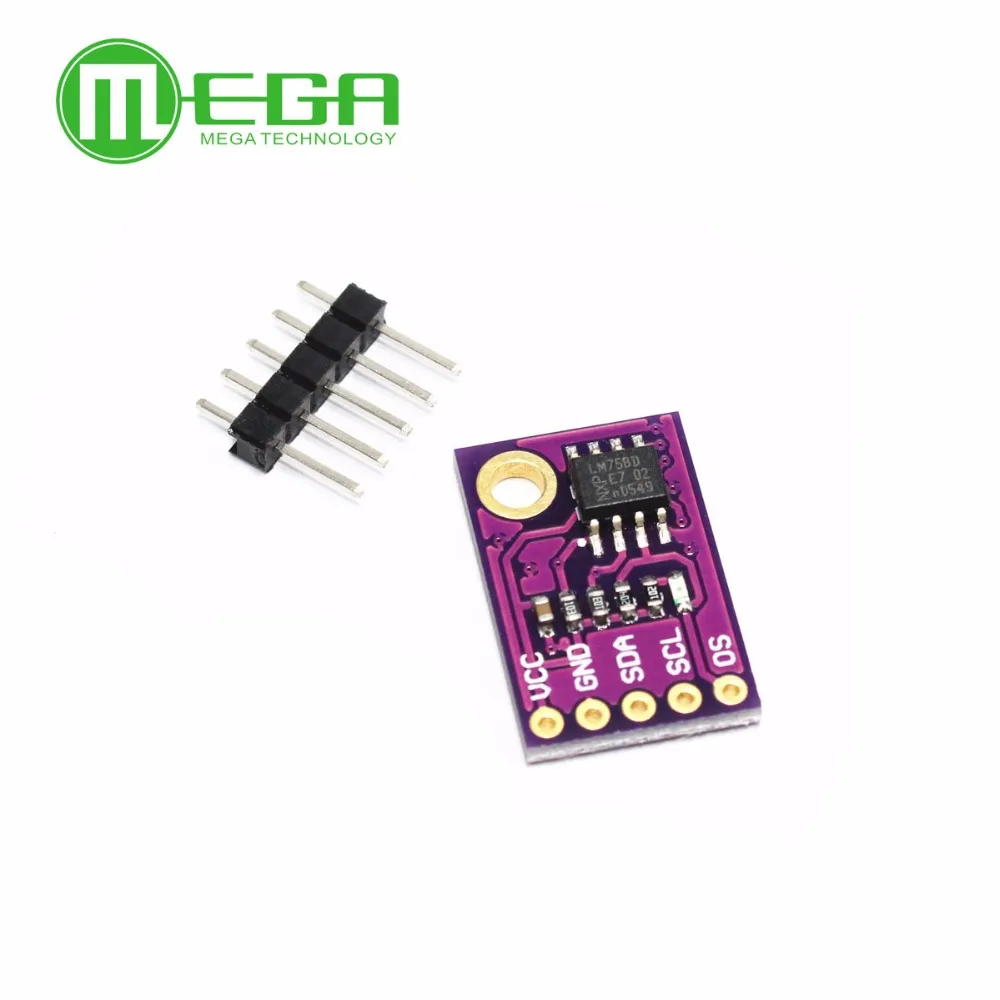 LM75A датчик температуры высокоскоростной I2C IIC интерфейс разработка Модуль