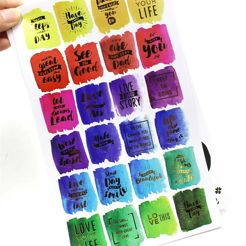 KSCRAFT Good Day Lovely Sticker set for Scrapbooking DIY Projects/Photo Album/Card Making Crafts
