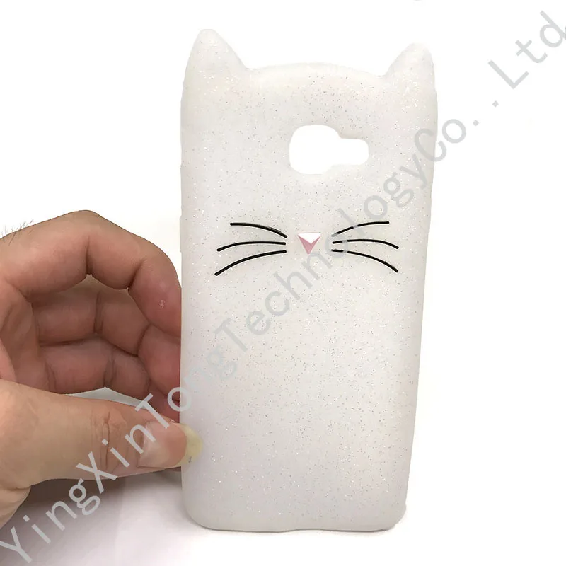 Тонкие Чехлы 3D с милыми животными бородой котом для Samsung Galaxy J2 J5 J7 Prime чехол из ТПУ