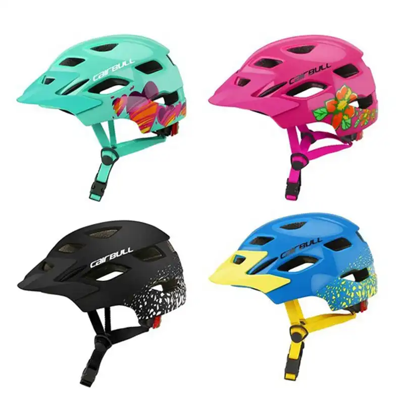 Cascos De Bicicleta Ultraligeros Para Ninos Patinaje De Dibujos Animados Gorra De Seguridad En Ciclismo Para Ninos Casco De Bicicleta Con Luz Trasera Casco Para Bicicleta Aliexpress