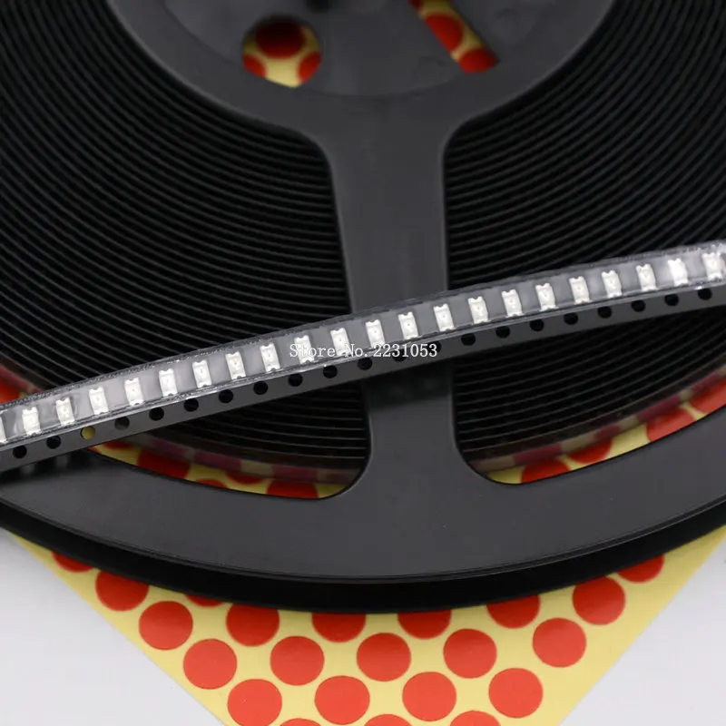 200PCS/LOT 1206 SMD LED Orange Light Beads Super Bright Diode Light-emitting Chip 3.2*1.6*0.8mm | Лампы и освещение