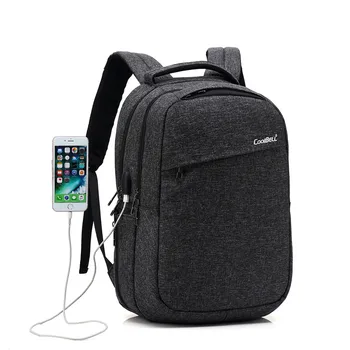 

Coolbell External USB Charge Backpack Anti-theft Male Multi-function Waterproof Laptop Backpack School Bags Backpack for Teens