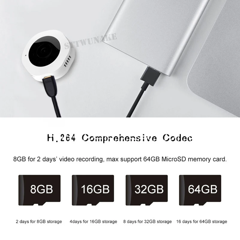 Мини IP камера STTWUNAKE 1080P HD wifi DV микро ночного видения беспроводная маленькая