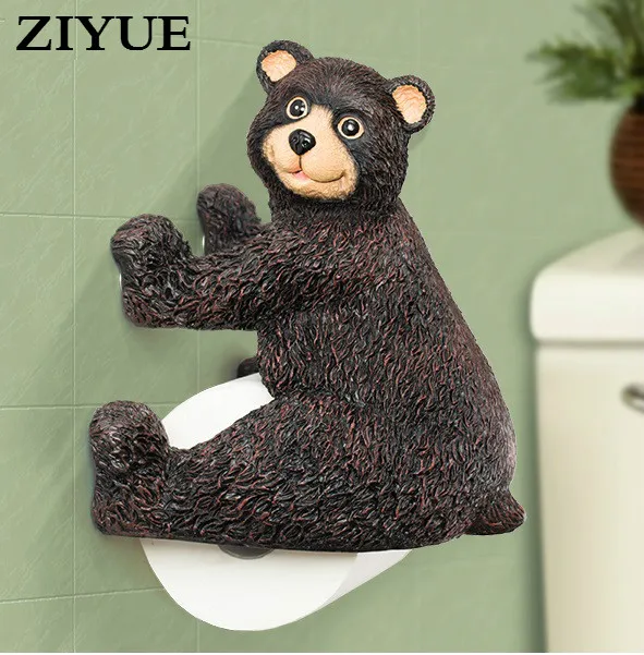 Buy Hot New Products Black bear Paper towel holder