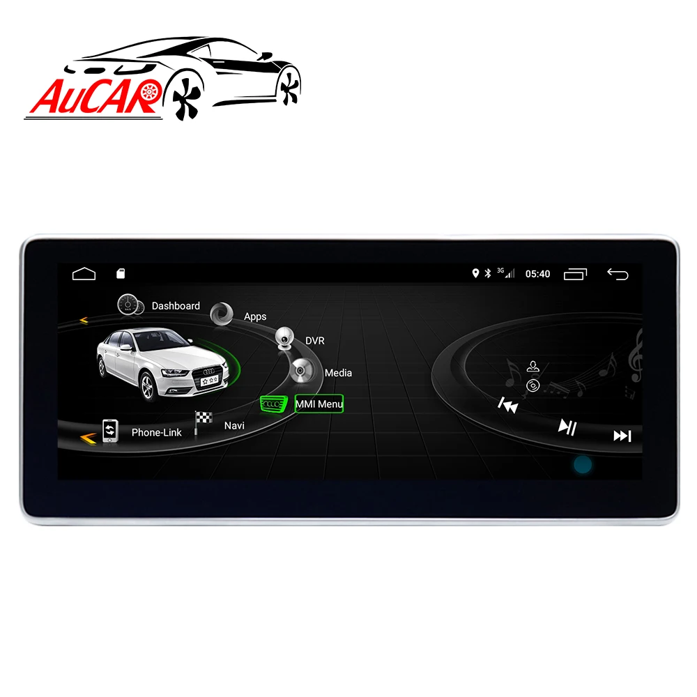 AuCAR Android сенсорный экран Автомагнитола для Audi A6 A6L 2005-gps dvd-плеер Мультимедиа Навигация стерео BT видео аудио 4G ips