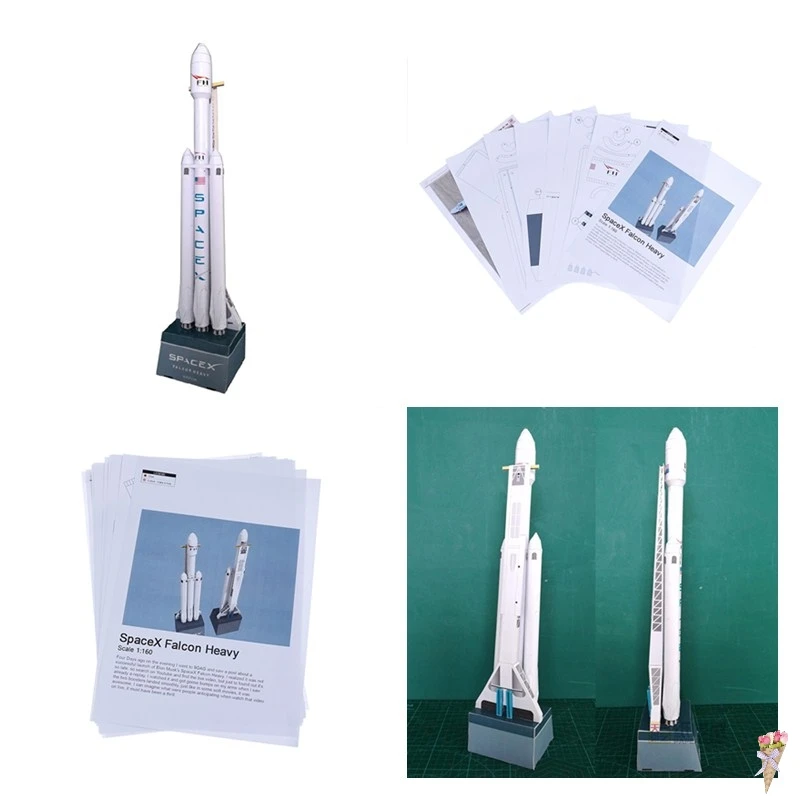 42 см 1: 160 космическая X Сокол сверхмощная ракета 3D бумажная модель головоломка студенческий ручной класс DIY космическая бумажная модель игрушка оригами