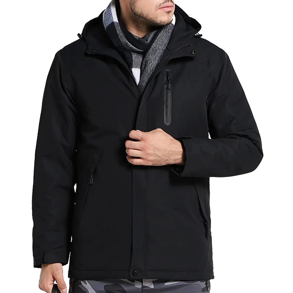 Зимняя новая интеллектуальная одежда с постоянным нагревом температуры, уличная куртка с зарядкой от usb, хлопковая одежда с одной кнопкой