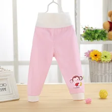 Новинка года, штаны для малышей с рисунком обезьяны весенние штаны для маленьких мальчиков и девочек качественные детские брюки с высокой талией хлопковые детские леггинсы