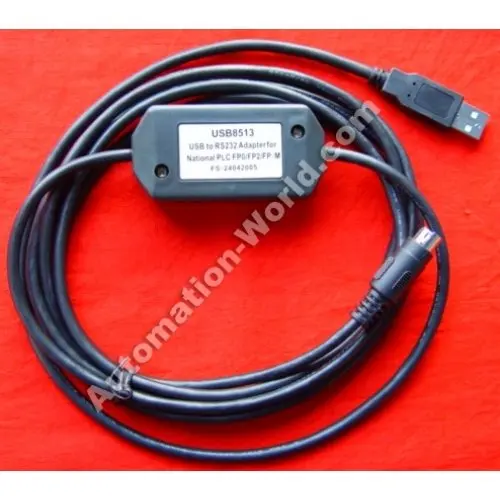 

USB8513:USB programming adapter for replace Panasonnic FP0,FP2,FP-M PLC cable