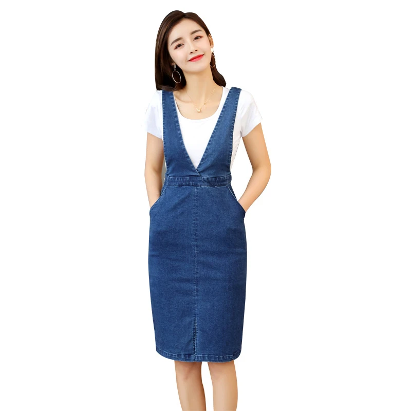 denim skirt overalls