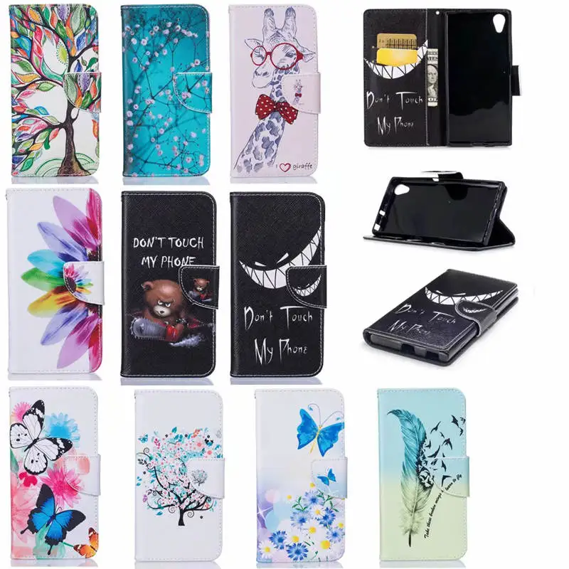 

Flip Wallet Case for Sony Xperia XA2 Ultra Leather Flip Phone Cover For Sony Xperia XA3 XA1 Plus Coque For funda Sony XA cases