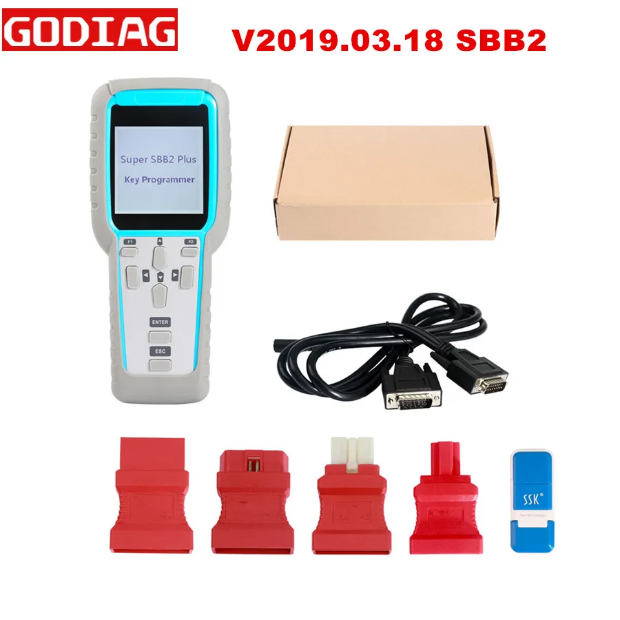 

V2019.03.18 Super SBB2 PLUS SBB2+ Auto Key Programmer for IMMO+ Odometer + OBD Software SBB 2 Key Maker