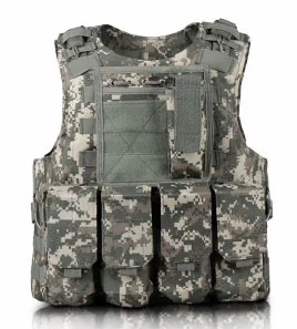 Children Outdoor CS Shooting Protection Gear Vest Kid Military Combat Training Camping Hunting Mult