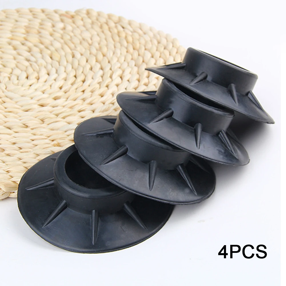 4 шт ударопрочность пол ноги колодки аксессуары для защиты от вибрации стиральная машина защита для мебели черный коврик универсальная