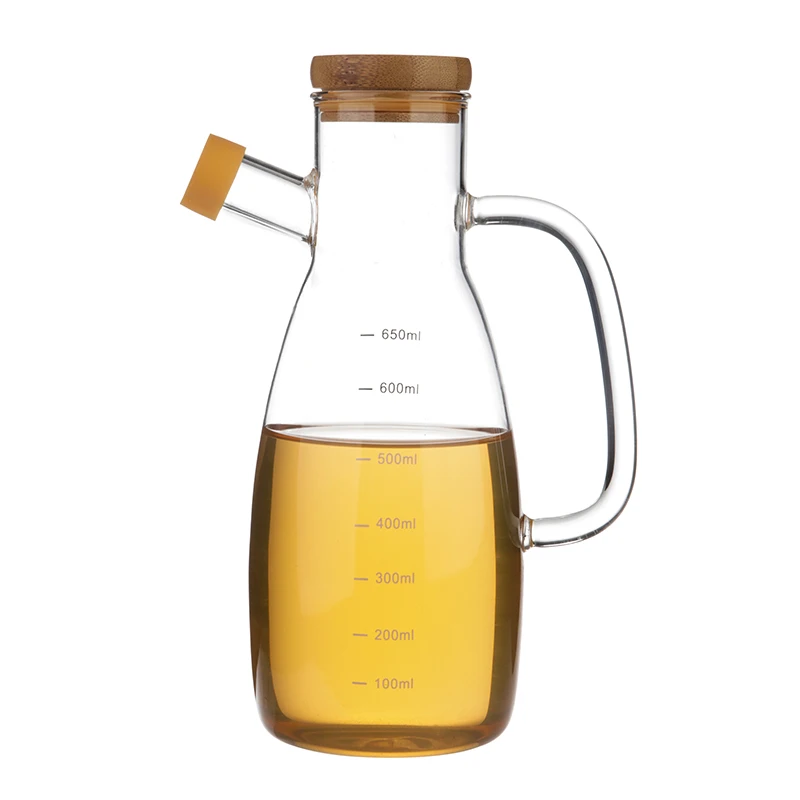 Houmaid leak proof glass oil storage jars/bottles vinegar/soy sauce/oil